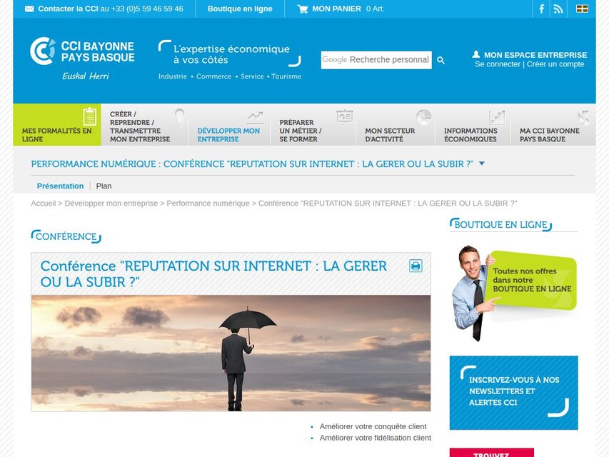 REPUTATION ON THE INTERNET: MANAGE IT OR SUFFER IT?